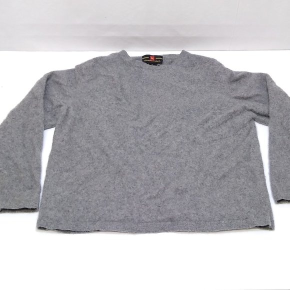 Members Mark Men's Cashmere Sweater XL Knit Casual Gray Soft Comfortable EUC - Picture 1 of 5